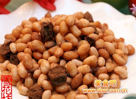下酒佐茶嚼话梅花生(图)